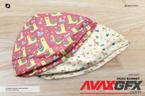 Infant Head Bonnet Mockup - 6788168