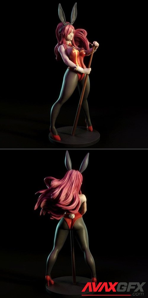 Erza Scarlet Bunny – 3D Printable STL