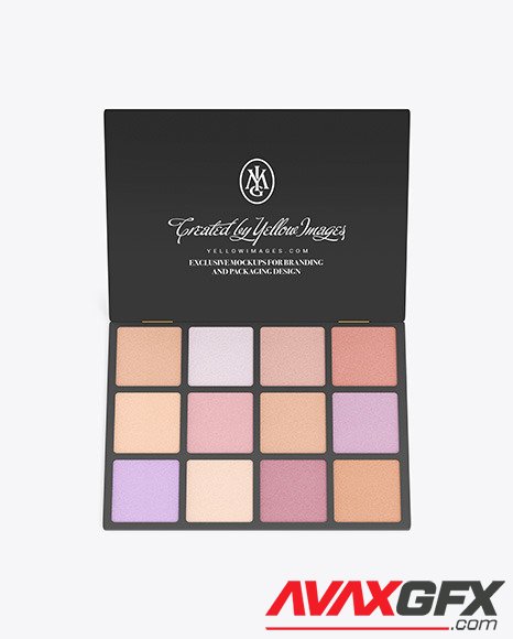 Matte Eyeshadow Palette Mockup 95018