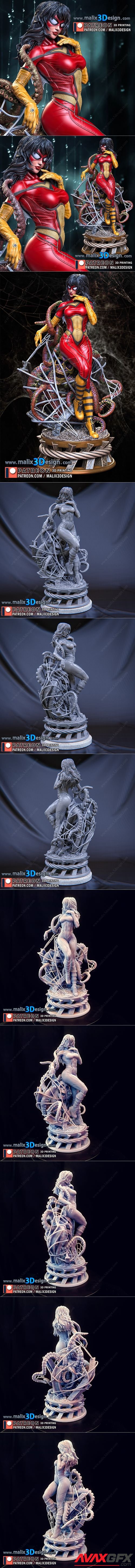 SPIDER-WOMAN – 3D Printable STL