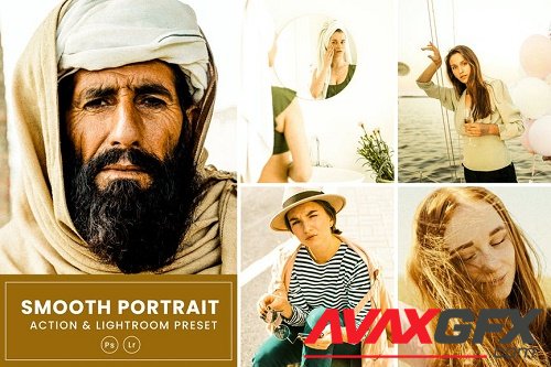 Smooth Portrait Action & Lightrom Presets