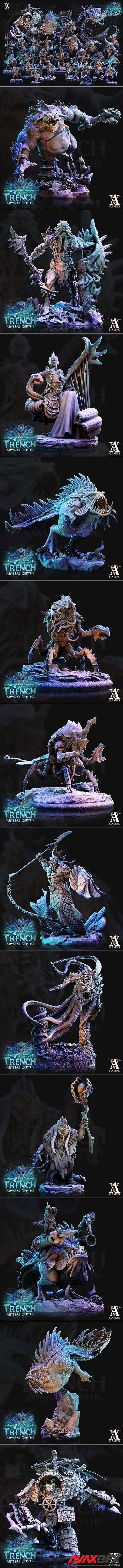 Archvillain Games - The Trench - Abyssal Depth – 3D Printable STL