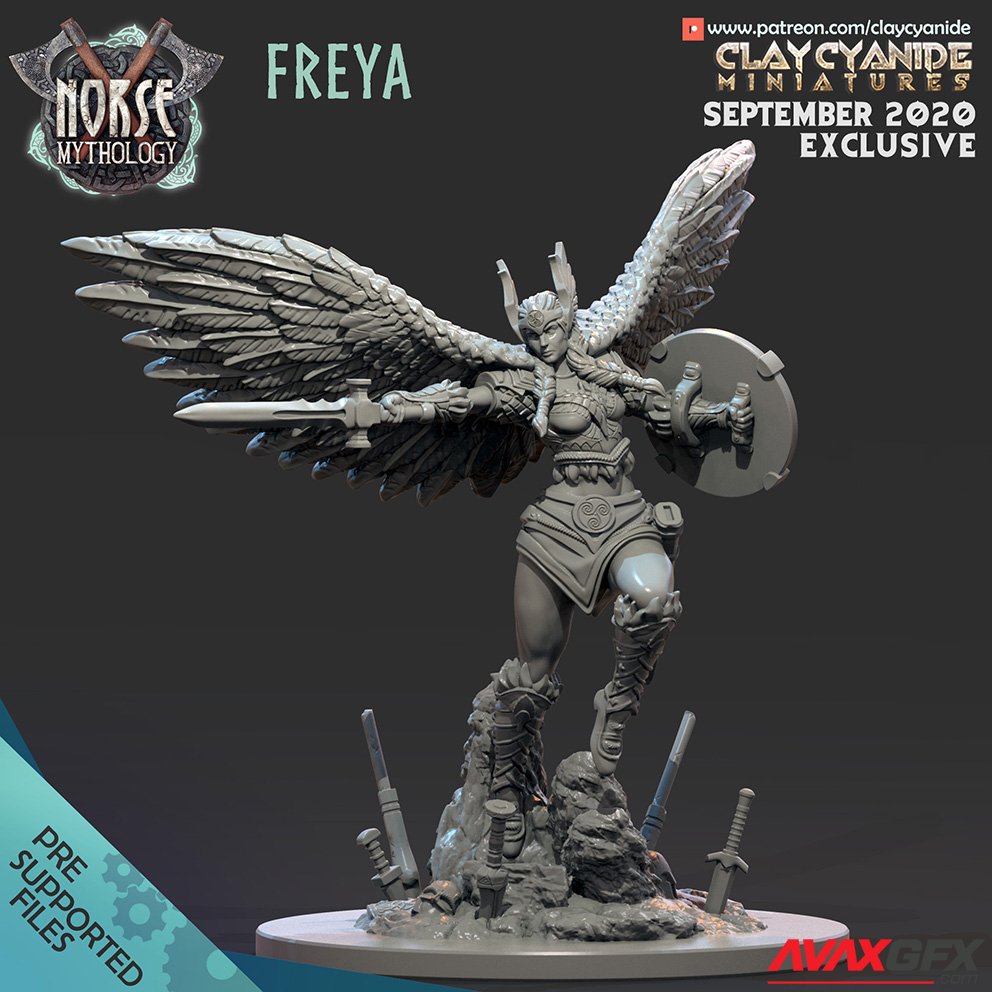 Freya 3D Printable STL