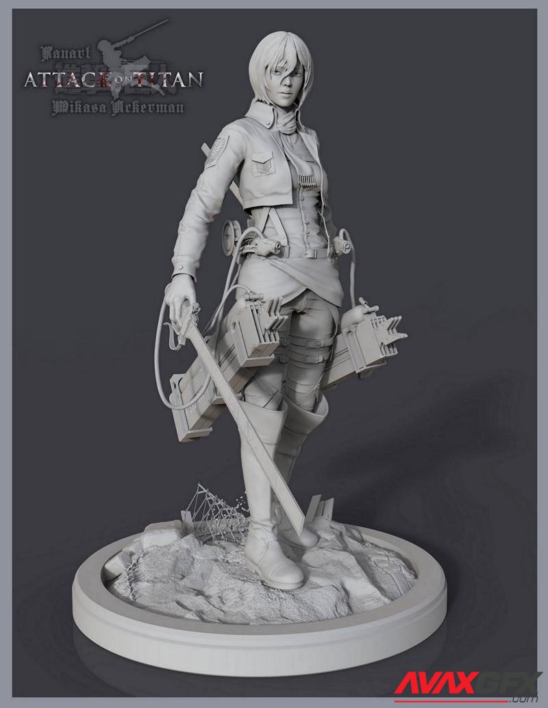 Mikasa Ackerman 3D Printable STL