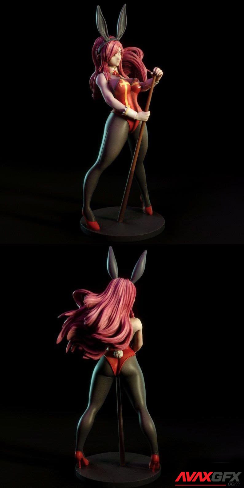Erza Scarlet Bunny 3D Printable STL