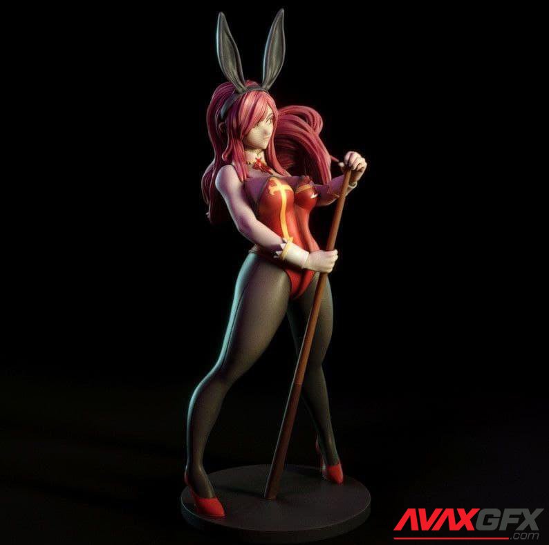 Erza Scarlet Bunny 3D Printable STL