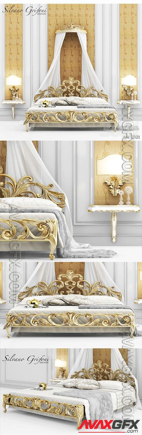 3D Models Silvano Grifoni Art 2321 Bedroom set