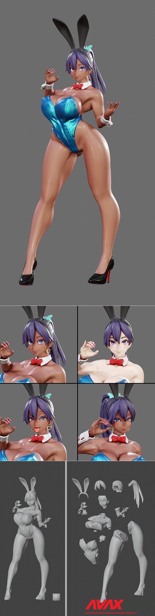 Bunny Girl – 3D Printable STL