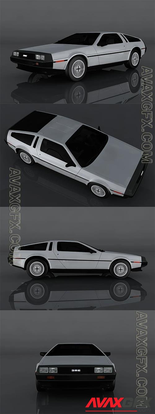 1982 DeLorean DMC 3D Model o92714