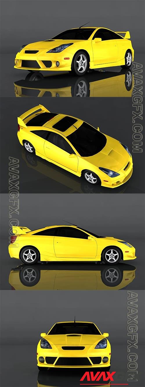 2003 Toyota Celica SS 3d model Model o175666