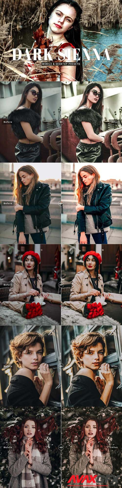 Dark Sienna Pro Lightroom Presets - 6898037