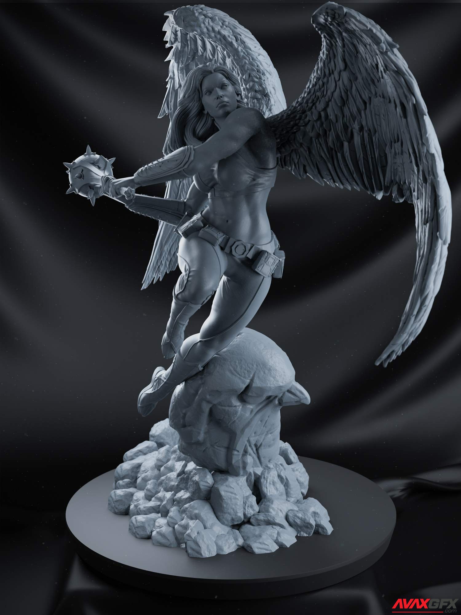 Hawkgirl 3D Printable STL