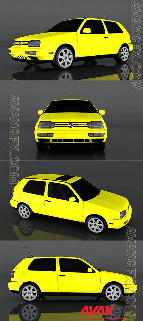 Volkswagen Golf GTI 1998 3D Model o89427