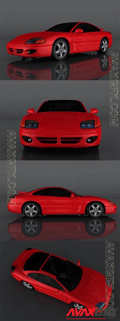 1996 Dodge Stealth R 3D Model o93225