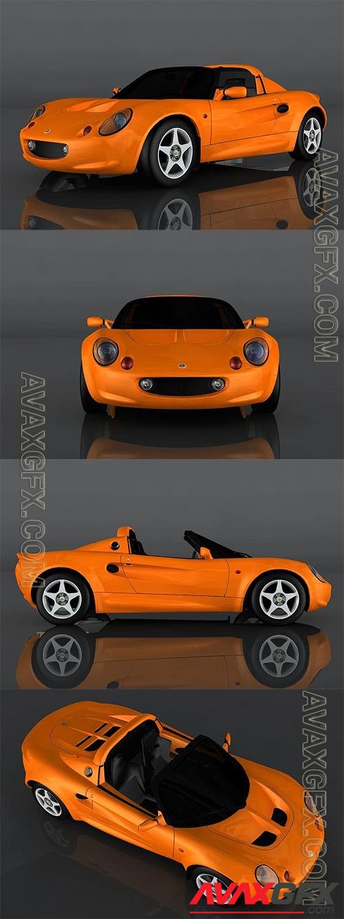 Lotus Elise 1999 3D Model o77196