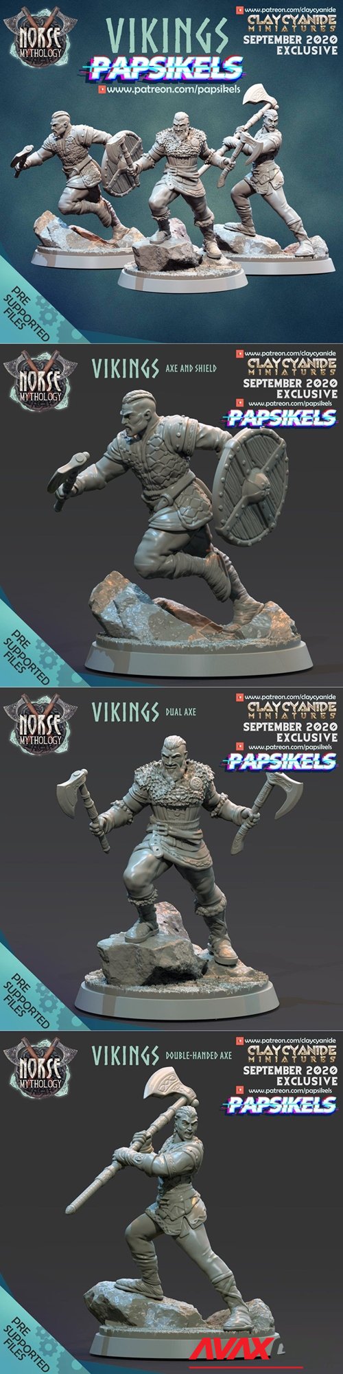 Papsikels VIKINGS – 3D Printable STL