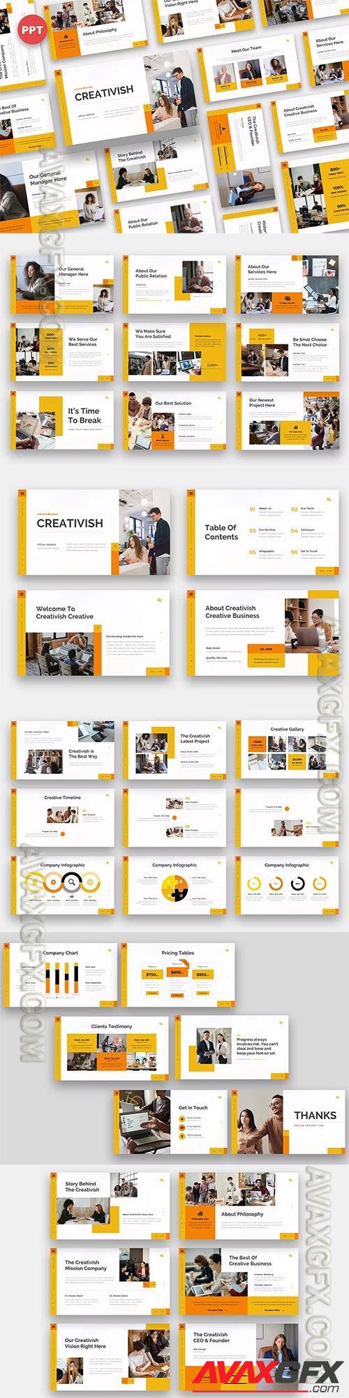 Creativish - Creative Business Powerpoint and Keynote Templates