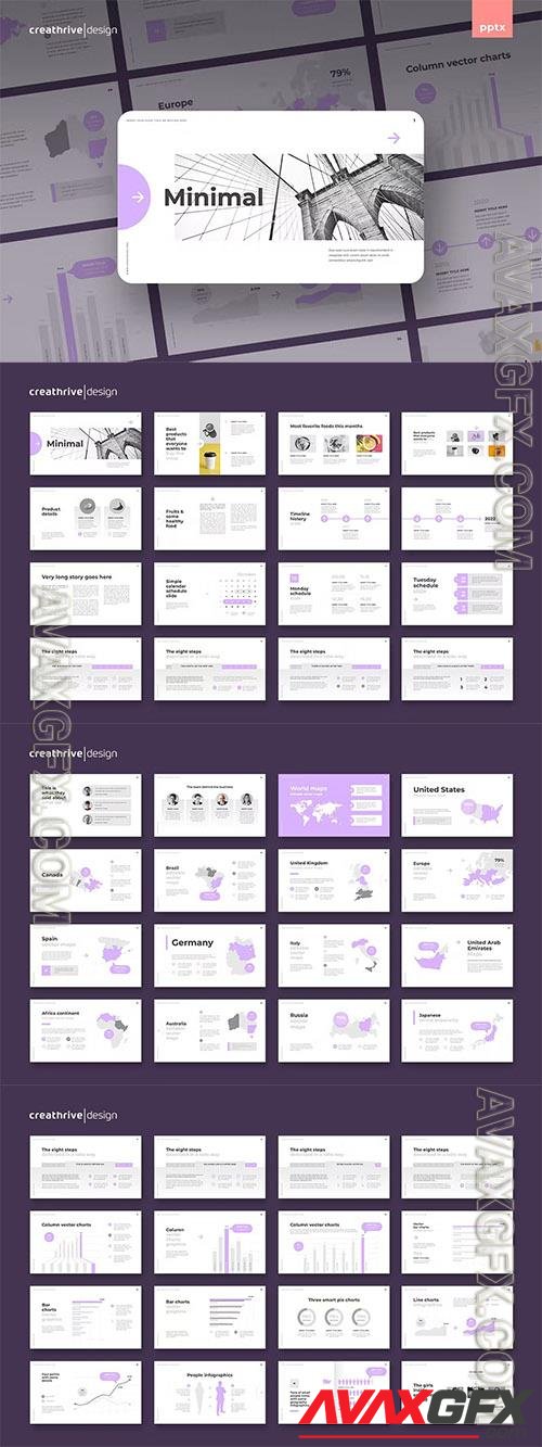 Minimal Powerpoint and Keynote Templates