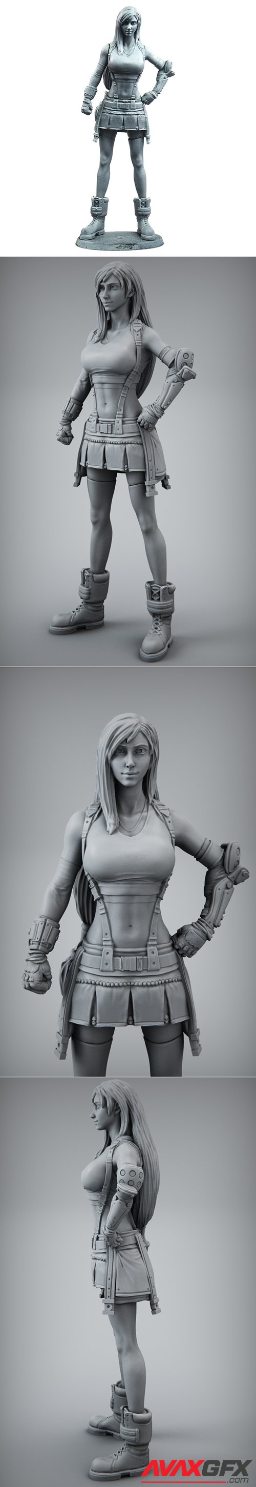 Tifa Lockhart - Final Fantasy 7 Remake – 3D Printable STL