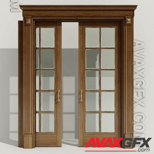 3D Models Wooden doors 03