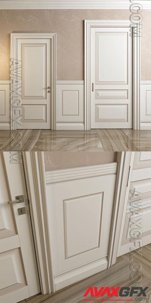 3D Models Door Oaklend 001