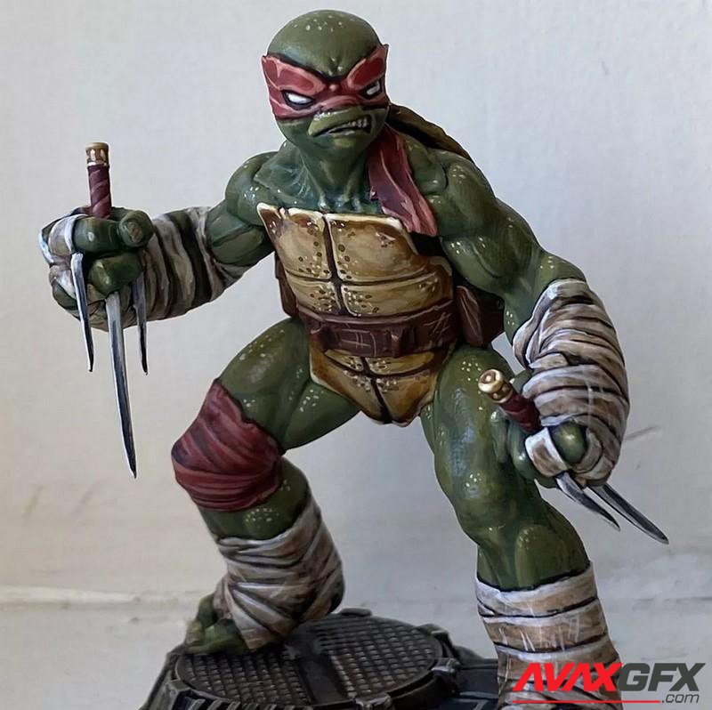 TMNT Raphael 3D Printable STL