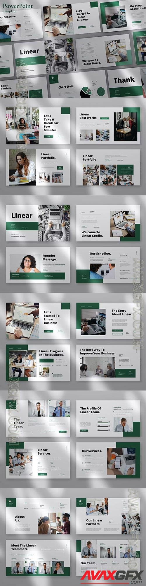 LINEAR - Multipurpose PowerPoint Template J95QJQE