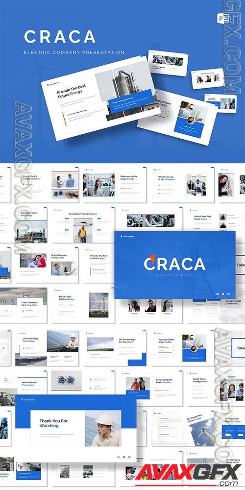 Craca - Electric Company Presentation PowerPoint 5TYAG2A