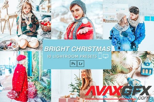 10 Bright Christmas Desktop & Mobile presets