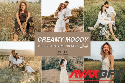 10 Creamy moody presets, Mobile & Desktop preset