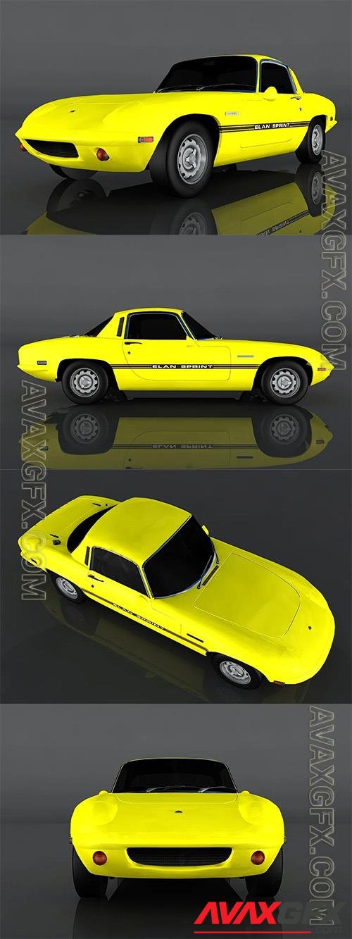 Lotus Elan Sprint 3D Model o93249