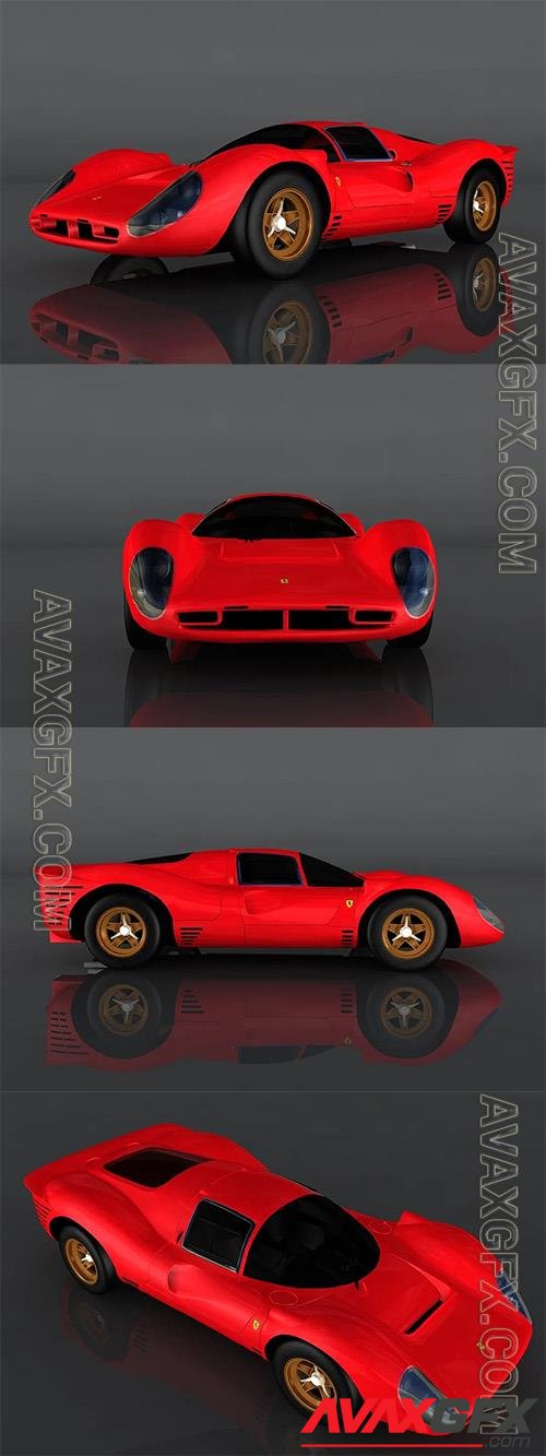 Ferrari 330 P 3D Model o93579