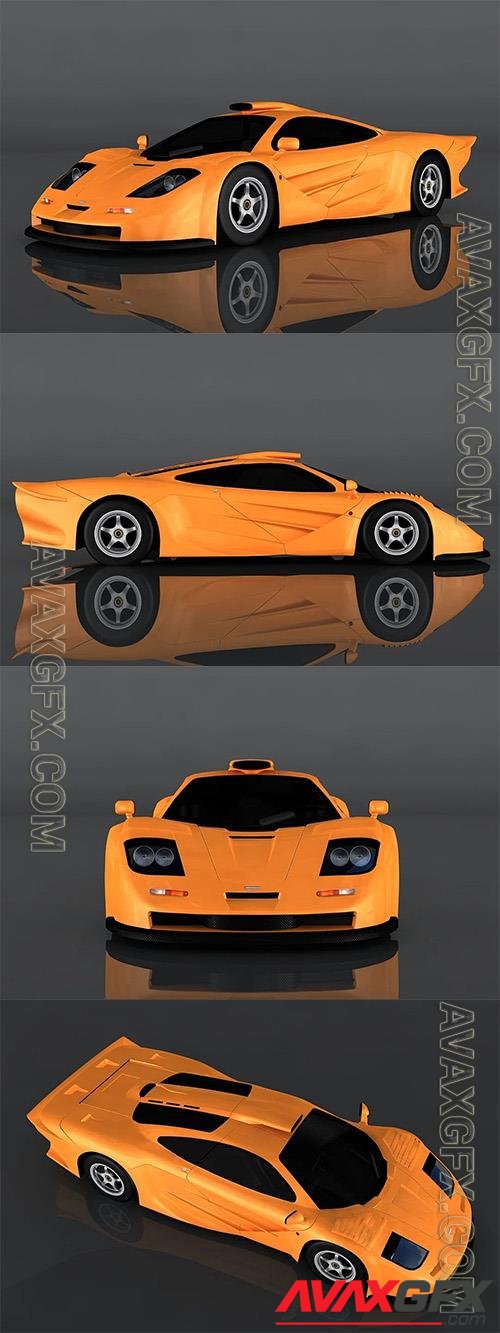 McLaren F1 1997 3D Model o89431