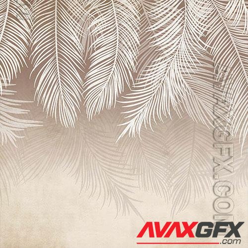 3D Texture with exotic leaves