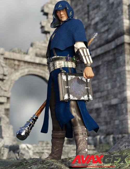 Wizard Outfit for Genesis 3 Male(s)