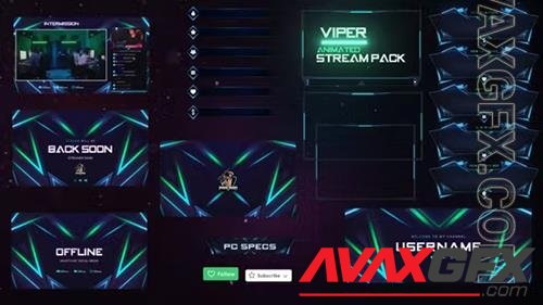 Viper Stream Pack Overlays 35877296 (VideoHive)