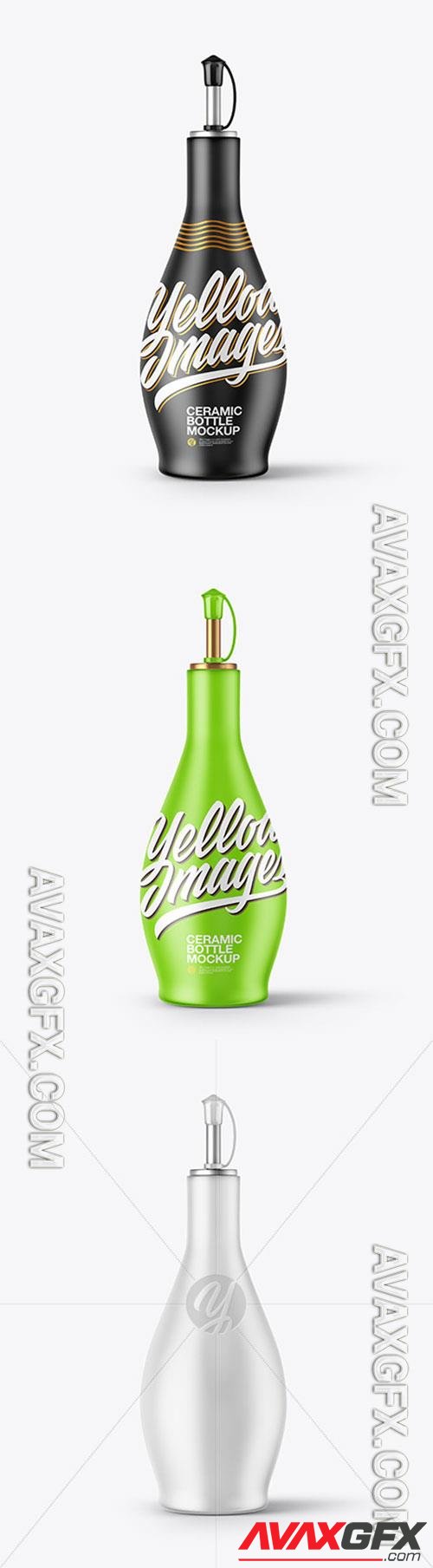 Ceramic Oil Bottle Mockup 72568