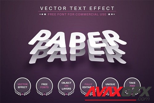 Paper Origami - Editable Text Effect - 6916709