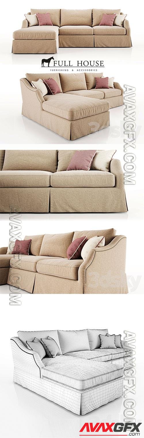 3D Models Langford sofa