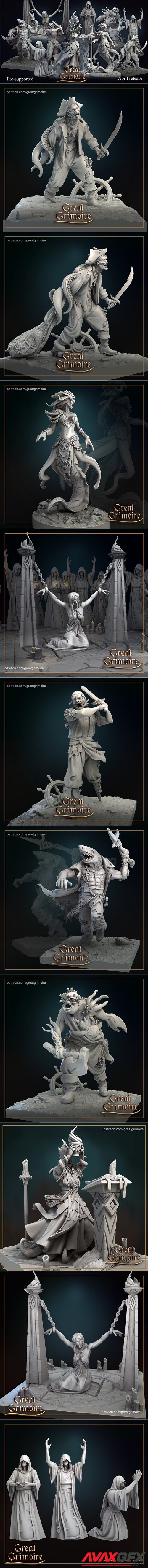 Great Grimoire Cult of Elder Gods Complete April 2021 – 3D Printable STL