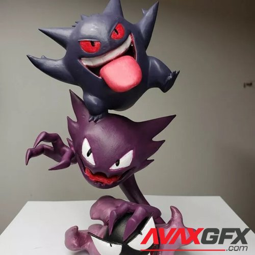 Ghost Pokemon (Haunter) – 3D Printable STL