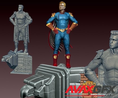 Homelander Diorama – 3D Printable STL