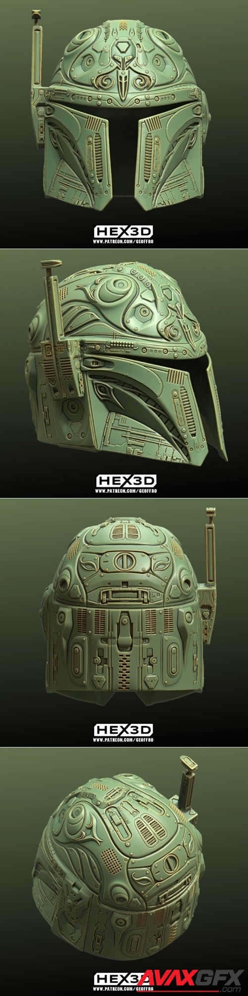 Future Mando – 3D Printable STL