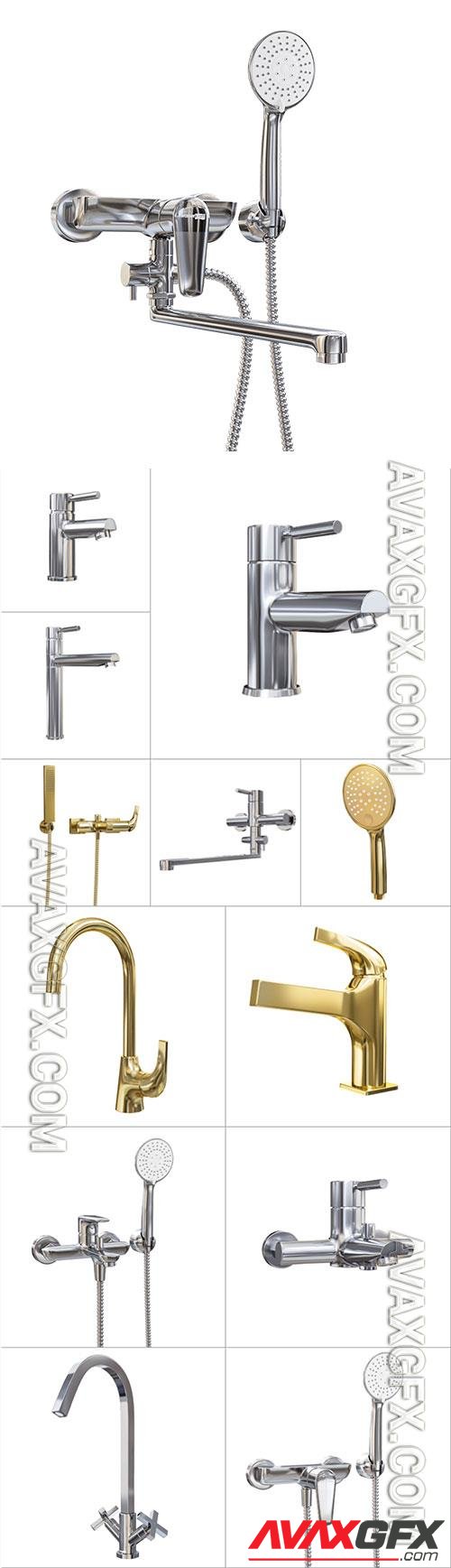 3D model Faucet Set 1