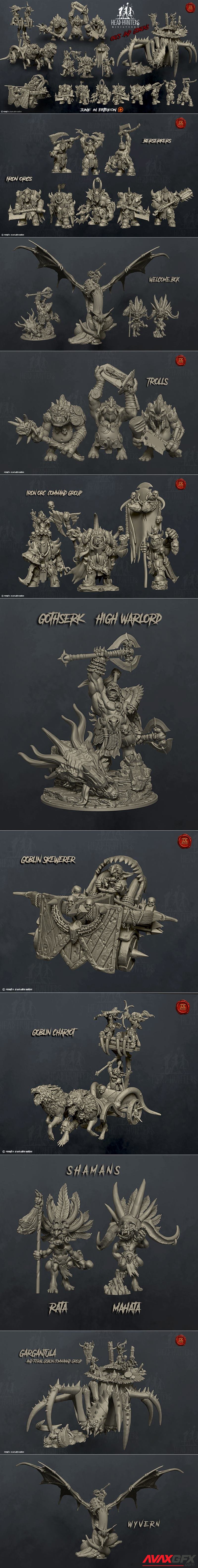 Head Hunters Miniatures June 2021 – 3D Printable STL