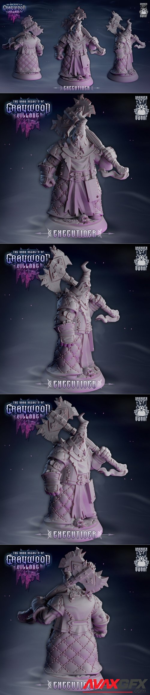 Great Grimoire Drunken Dwarf Crosspromo Executioner – 3D Printable STL