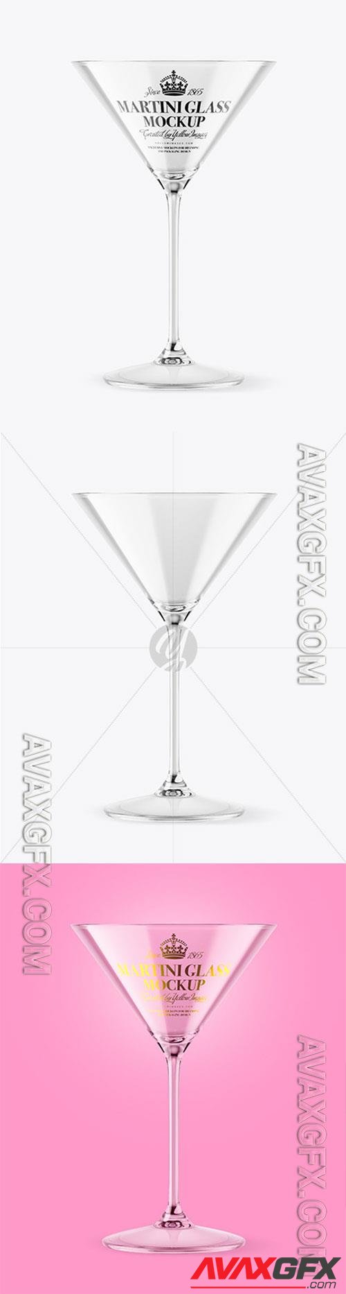 Empty Martini Glass Mockup 72703