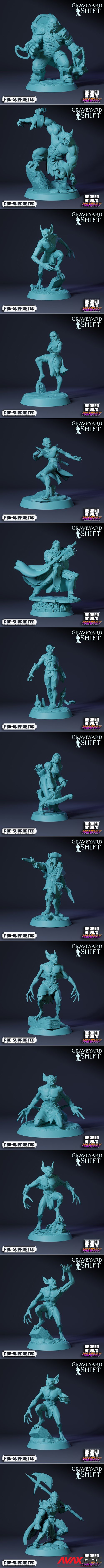 Broken Anvil Miniatures June 2021 – 3D Printable STL