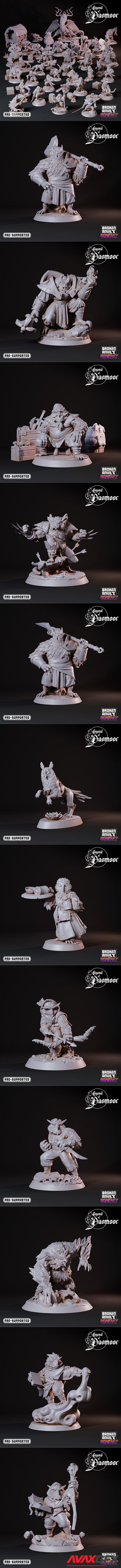 Broken Anvil Miniatures July 2021 – 3D Printable STL