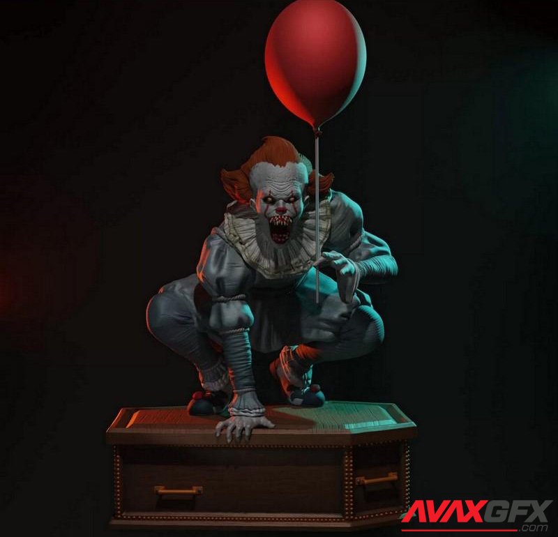 Pennywise 3D Printable STL